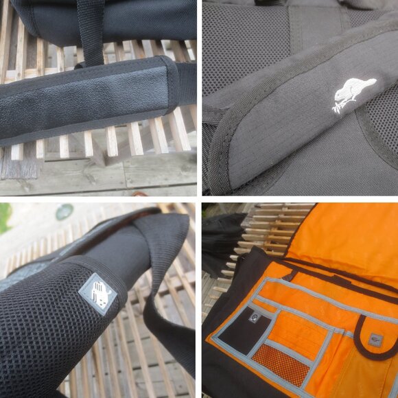 Roots Canada Messenger Laptop School Work Travel Bag Crossbody Bag. - Picture 10 of 10